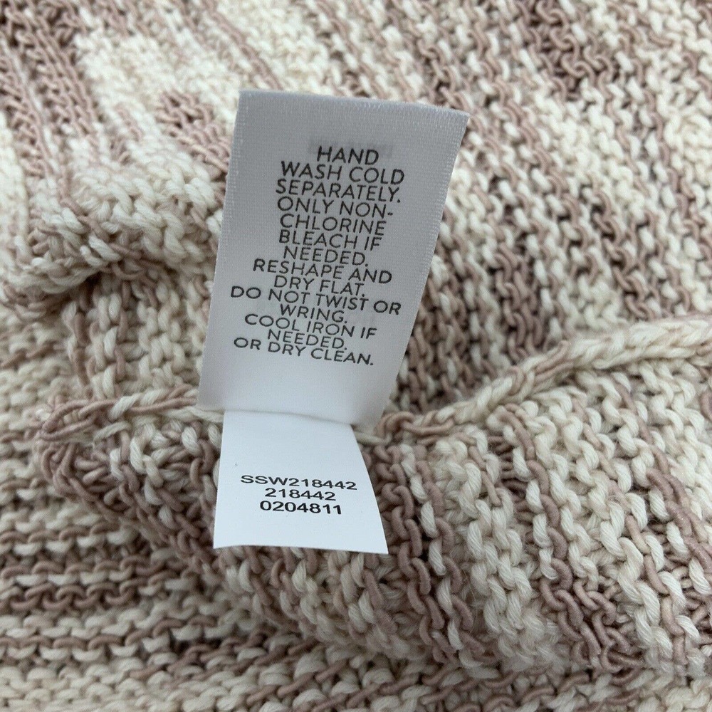 Pure J Jill Sweater Woven Sweater Top Boat Neckline Small Petite Oversized Read - Picture 8 of 13